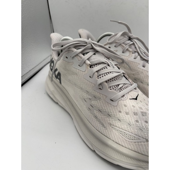 Hoka Clifton 9 Running Shoes white Women's Size 9.5 Athletic Sneakers - Picture 2 of 9
